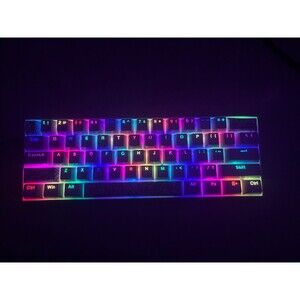 Redragon K530W-RGB Wireless Bluetooth Keyboard + Custom Topographic Keycaps